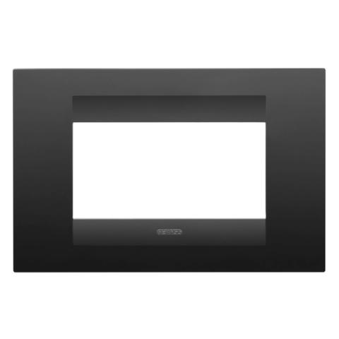 Рамка GEO 4 модула Satin Black