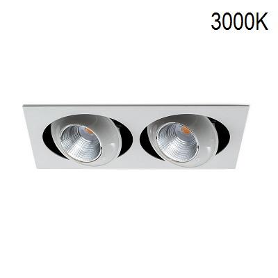 Двоен кардан MINIKYCLOS-IN 2X18/24W LED 3000K 