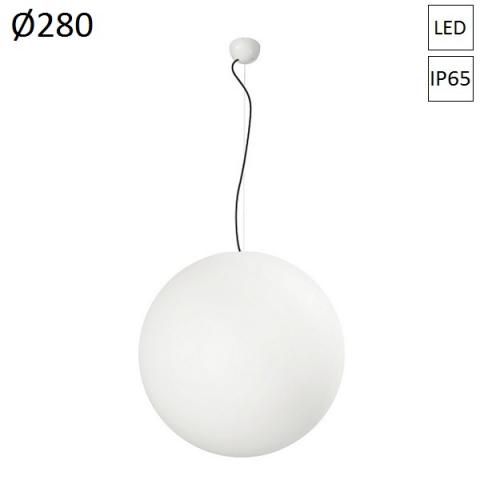 Пендел Ø280 LED 8W IP65 бял