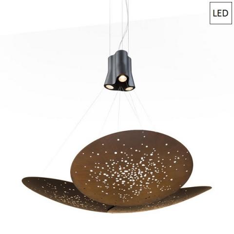 Пендел 3xØ90cm LED Рустик
