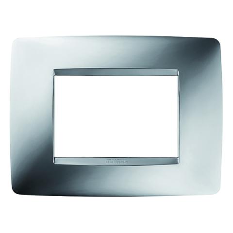 ONE 3-gang plate Chrome