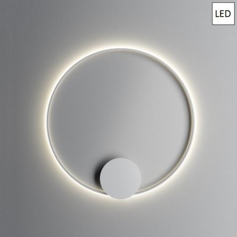 Аплик/Плафон Ø110cm LED бял 
