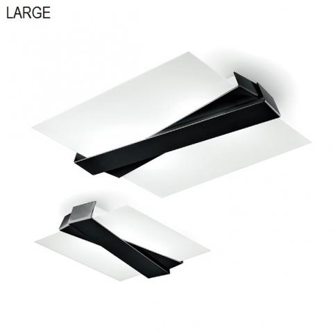 Ceiling light 55x48cm black
