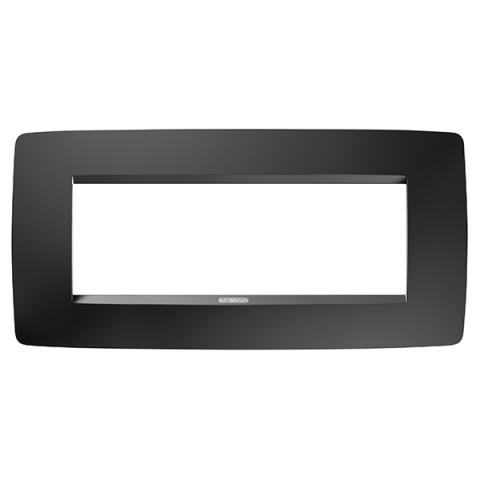 ONE 6-gang plate Satin Black