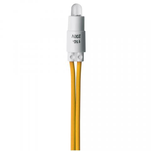 Минилампа 230V LED жълта