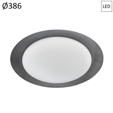 Плафон Ø386mm LED 17W 3000K тъмно сив