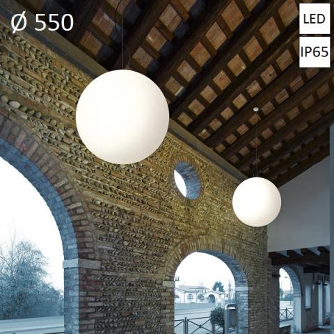 Пендел Ø550 LED 20W IP65 бял