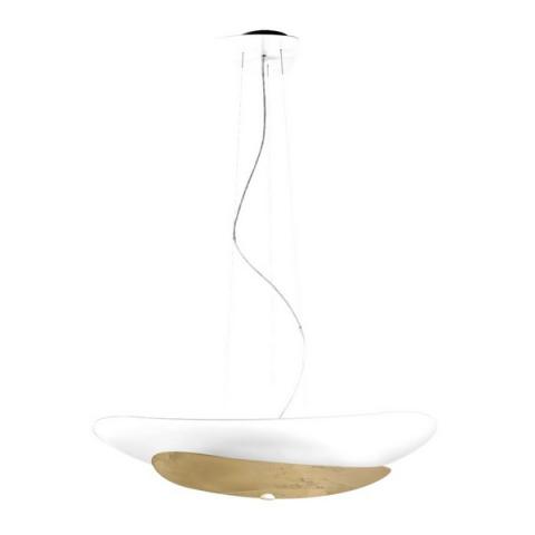 Pendant 730X589 3xE27 IP20 white/gold