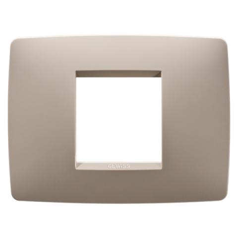 ONE 2-gang plate Hemp