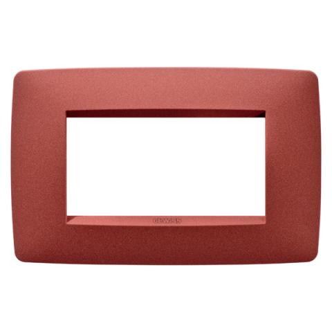 ONE 4-gang plate Ruby
