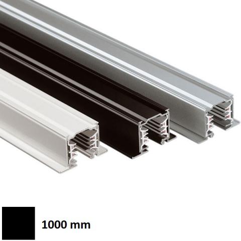 3-phase track LKM Recessed 1m black