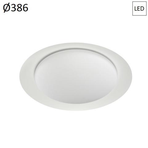 Плафон Ø386mm LED 17W 3000K бял