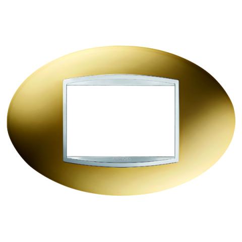 Рамка ART 3 модула - Gold