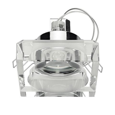 Downlight 1xGU5.3 90x90mm Transparent