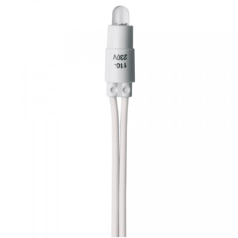 Минилампа 230V LED бяла