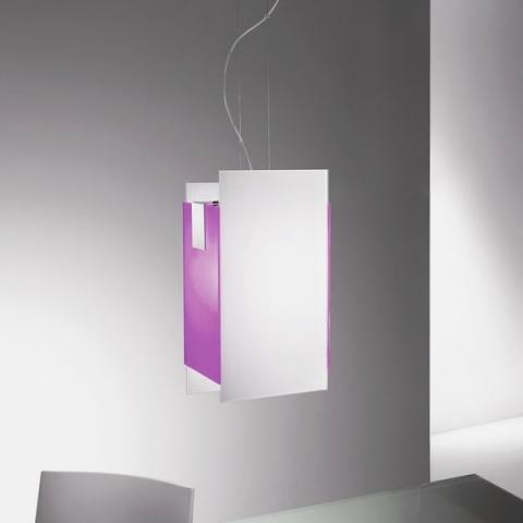 Pendant 1xE27 max 57W white-lilac