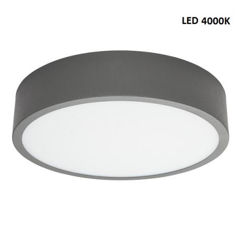 Ceiling light L - LED 25W 4000K - beton grey