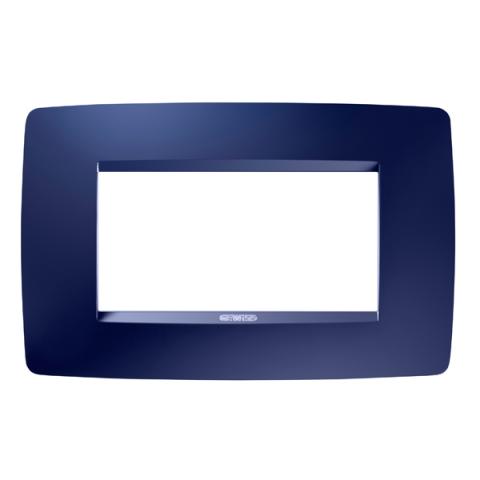 ONE 4-gang plate Topaz Blue