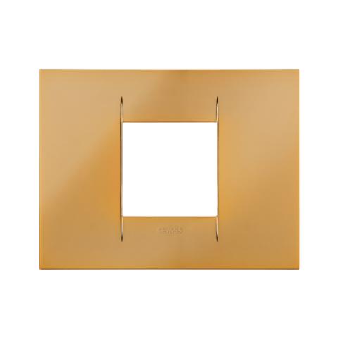 Рамка GEO 2 модула Gold