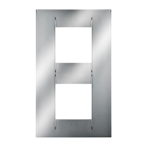 Рамка GEO International 2+2 вертикална - Chrome