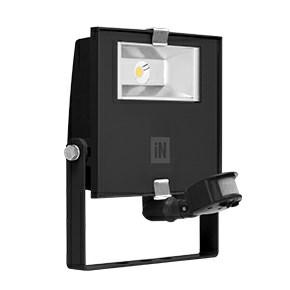Прожектор GUELL ZERO DETEK S/M LED 28W черен, сензор за движение