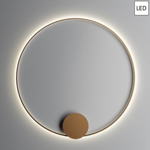 Аплик/Плафон Ø140cm LED бял 