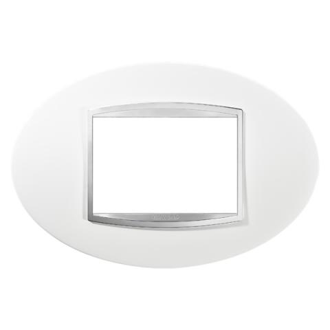 Рамка ART 3 модула - Milk White 