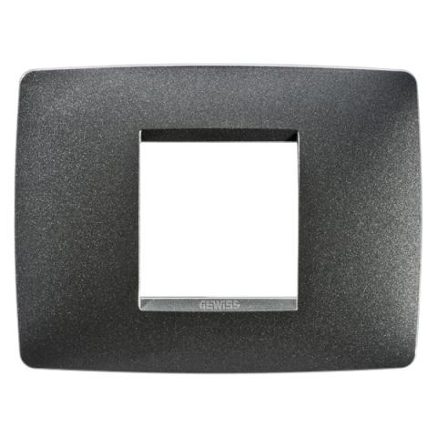 ONE 2-gang plate Slate