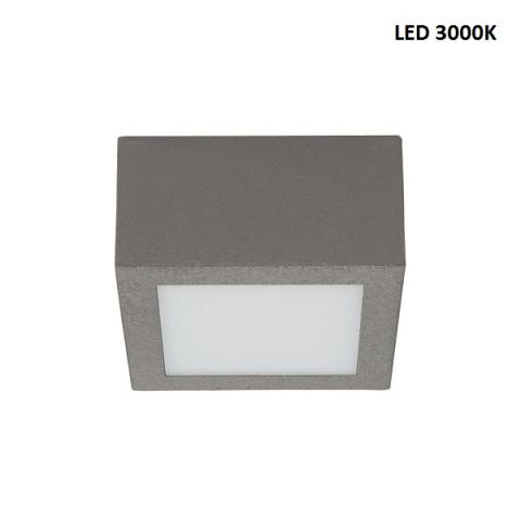 Плафон S - LED 7W 3000K - БЕТОНОВО СИВ