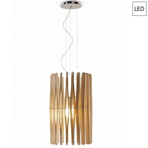 Pendant Ø43cm 17W+8,7W LED Light Wood 