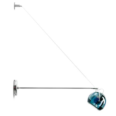 Аплик L20-45cm Ø9cm син