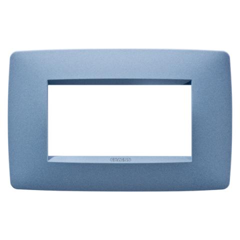 ONE 4-gang plate Sea Blue