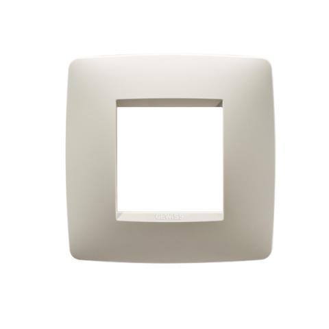 ONE International 2 gang plate - Ivory